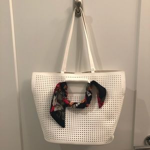 Anthropology White Tote